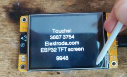 ESP32-2432S028R Board with TFT Display and Stylus ESP32-2432S028R with a 2.8 TFT touch display and stylus