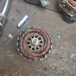 Silnik wentylatora z Toledo 1 1.9tdi nagrzewa się mocno po naprawie - urwany przewód