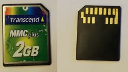 Tester der Speicherkarten MicroSD