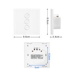 Włącznik/ściemniacz WF-DS01 SmartLife/Tuya WiFi do puszki - schemat