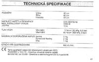elektrolux EW815F - na jakim programie grzeje wode w 70 stopni