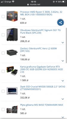 Jakie części do MSI Nightblade Mi3 dla gry Cyberpunk?
