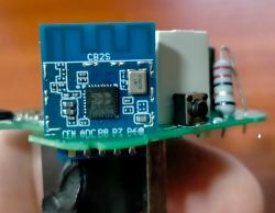 CB2S module on a circuit board with visible components.