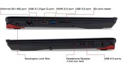 Podłączenie trzech monitorów do laptopa Acer Predator Helios 300 - wykorzystanie złącz VGA i HDMI