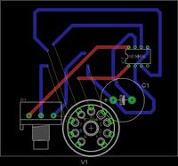 Eagle 6.4 - Nie łączy lamp i potencjometrów z innymi elementami