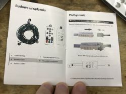 LED Set Construction and Connection Instruction manual showing the construction and connection of the LED set.