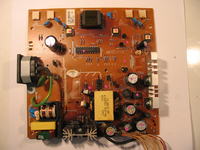 Philips 190B - Jakie wartości rezystorów 3155 i 3154 przy tranzystorze P6NK60ZF?