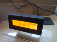 Zegar LCD z podświetleniem RGB