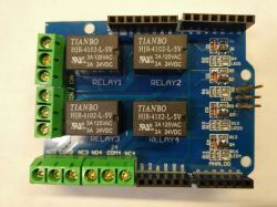 Shield z czterema przekaźnikami, do Arduino - Made in China