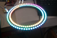 Zegar świetlny na diodach RGB