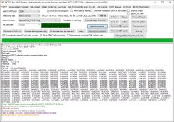 Screenshot of BK7231 Easy UART Flasher showing “Read complete” and a flash read log for XR872.