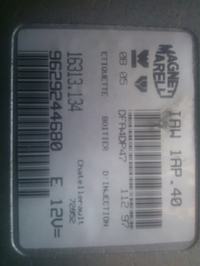 Peugeot 306 - Czy ECU musi mieć te same numery przy wymianie?