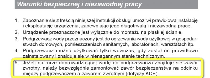 Wybuch podgrzewacza elektrycznego KOSPEL 18/21/24.FOCUS