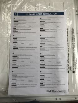 Agosmart LED Panel Instructions Agosmart LED panel instructions in various languages
