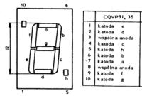 Jak zbudować zegar cyfrowy z wyświetlaczami CQPV35 6 F 3?