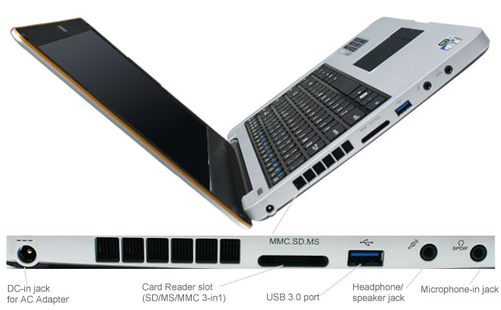 Ecomani Computer Ecomani EM130A - nowy subnotebook od Jetway - elektroda.pl