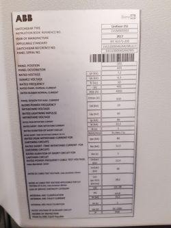 [Sprzedam] Rozdzielnica ABB KE-66 BBA 6,3 kV, Schemat, Zdjęcia, Tablice Znamionowe, 180 000€