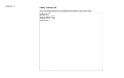 Screenshot of a text editor with the autoexec.bat file open containing a control script.
