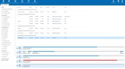 Zrzut AOMEI Partition Assistant z listą dysków i partycji oraz mapą partycji na dole