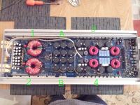 Hifonics Goliath - pełne zwarcie, pali 100A bezpiecznik po wymianie Mosfetów