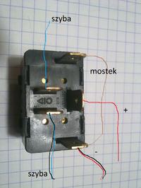 Seat Ibiza 6L 2004 3D - Podłączenie nowych przełączników szyb z podświetleniem
