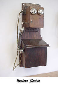 Stare aparaty telefoniczne sprzed 1950 - zdjęcia, schematy, wymiana części