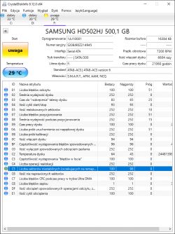 Naprawa dysku HDD SAMSUNG HD502HJ Naprawa dysku HDD SAMSUNG HD502HJ