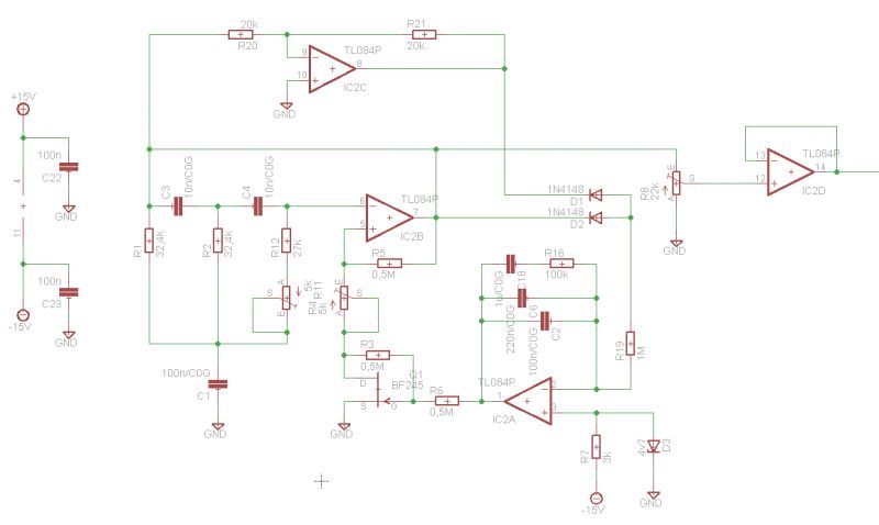 Generator RC z Elektroniki Praktycznej - wysoka amplituda sygnału