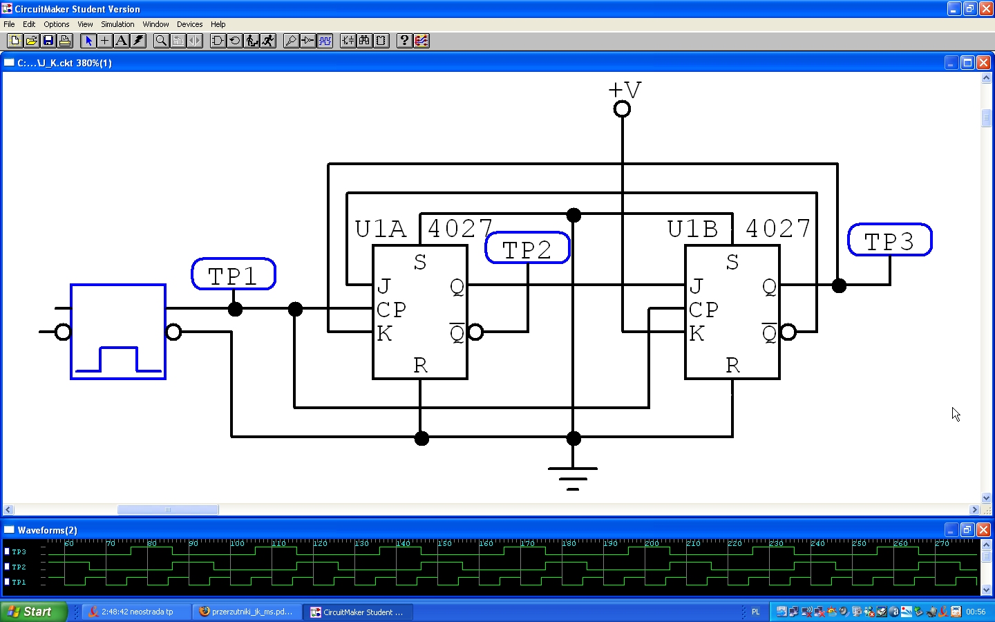 Dzielnik częstości modulo 3(synchroniczny) - elektroda.pl