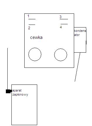 Podłączenie zapłonu 126p.