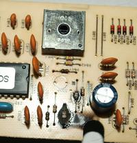 Moduł kuchni AKZ 612 po przepięciu - identyfikacja elementów