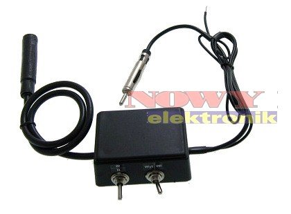 CB/MW konwerter w radiu samochodowym schemat