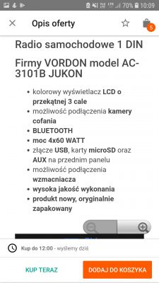 Czy warto kupić Radio Vordon i Głośniki GT 165 w tej cenie? Opinie