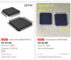 Moduł łączności Ethernet ENC424J600 (czyli taki lepszy ENC28J60) Moduł łączności Ethernet ENC424J600 (czyli taki lepszy ENC28J60)