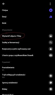 Brak galerii na Messengerze po aktualizacji w Xiaomi Redmi Note 9
