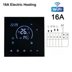 YW503 Thermostat for floor heating (16A version) - retrofit ESP8266 w. Tasmota