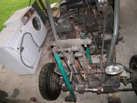 Jak przerobić Citroena Saxo 1.1 na mini ciągnik 4x4 z wstecznym?