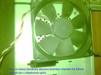 Obudowa Exodus (~2002r.) - Rozmieszczenie wentylatorów w obudowie...