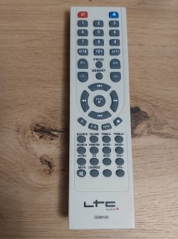 LTC AUDIO CDM100 remote with RANDOM button for shuffle playback function