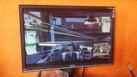 Grafika Geforce 520 zniekształcony obraz na monitorze