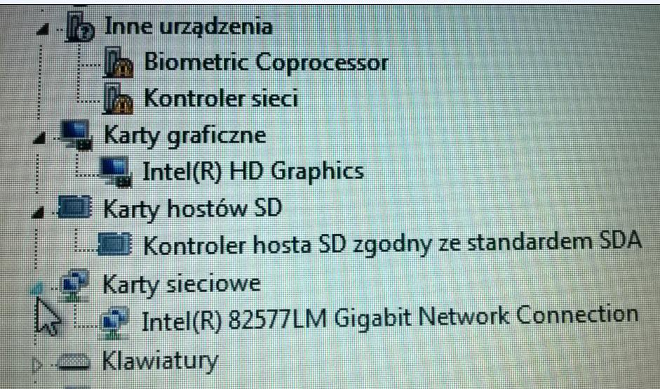 intel 82577lm gigabit network conection