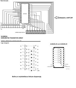 Waga Radwag wpt/4p 3000s. Potrzebny schemat sterowania wyświetlaczami siedmioseg