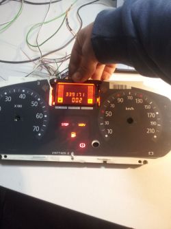 Podłączenie licznika, obrotomierza i komputera spalania po swapie Kangoo 1,5 dci na 1,6 16v
