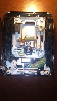 PS3 FAT 60GB - Napęd nie wciąga płyt po wymianie lasera, model KEM400AAA