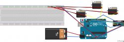 Sterowanie serwomechanizmami - joystick shield + nrf24l01