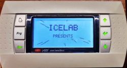 [DIY] Demo 3D / Demoscene na sterowniku HVAC (CAREL c.pCOmini + pGD1) – FROSTBYTE