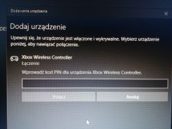 Pad Xbox One S - Aby podłączyć kontroler do komputera wymagany jest PIN
