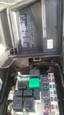 Mazda premacy ditd - Nadpalona skrzynka bezpieczników