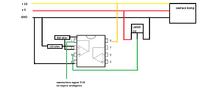 uklad wzmacniacz LM358N + czujnik temp. LM35dz - skoki napięc
