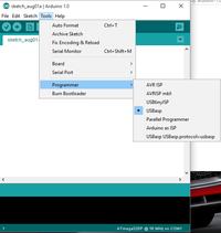 Atmega 328P, USBasb i bootloader arduino - błąd przy wgrywaniu